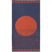 Seahorse Strandtuch Sunny Waves Blue