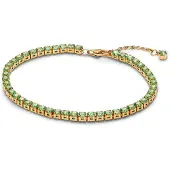 Pandora 561469C02 Damen-Tennisarmband Hellgrün Goldfarben
