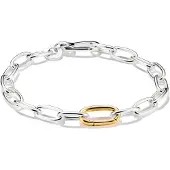 Thomas Sabo C1204-413-7 Charm-Armband Zweifarbig mit Connect-Link