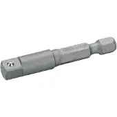 Bahco Verbindungsteil 1/4 Außensechskant auf 3/8 Außenvierkant 50 mm - 5 Stk/Kunststoffbox