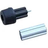 GSG Mototechnik Distanzstück Alu eloxiert, links Aluminium