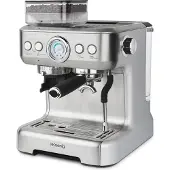 H.Koenig Espressomaschine mit Mahlwerk EXPRO980, 2,7 l, 250 g, Körnungsbehälter, 15 Mahlgrößen, italienische Pumpe, individuell anpassbare Dosierung für 1 oder 2 Tassen, Druck 20 bar, Vollautomat
