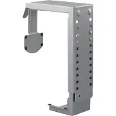 Deltaco SH-40, CPU-Halterung für Wandmontage, 25 kg, Silber, Senkrecht, 80 - 200 mm, 53 cm