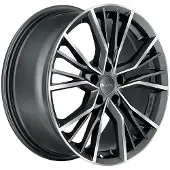 Mak 17 Zoll Alufelge union 17"x7" 5x100 PCD ET48 57.1mm Felge Antraciet
