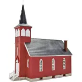 KIBRI 38845 H0 Landkirche mit LED-Beleuchtung