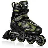 Spokey MAKAN BK/GR 32-35 verstellbare Rollschuhe