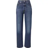 Levi's für Damen. 79078-0044 Jeans Ribcage Volle Länge navy (28/34), Lässig, Baumwolle, Denim, Marine