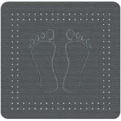 Kleine wolke Duscheinlage Foot Schiefer, 55 x 55 cm