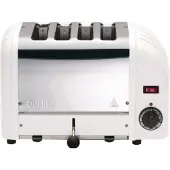 Dualit 4-scheiben-toaster, 2200 w, klassisches weiß 40368