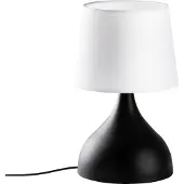 Opviq , Hochwertige Tischlampe (E27, 40W) Schwarz-Weiß, 28 x 28 x 49 cm | IP20