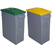 Denox Zeus Pack Closed Recyclingbehälter 65l 2 Einheiten
