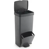 Sp Berner Recycling Papierkorb SP Berner Anthrazit 10 L 30 L x 2 Kunststoff 3 Fächer (1 Stück)