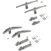 Emuca Null-support-kit Für Holz-und Modulregale