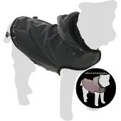 Flamingo Hundemantel Luza grau, Rückenlänge: 45 cm