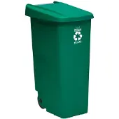 Wellhome Recyclingbehälter Mit Rädern 110l