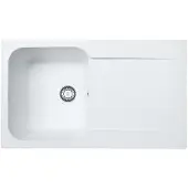 Mepamsa 114.0530.457, Aufsatzwanne, Rechteckig, Weiß, 1 Becken, Rechteckig, 365 x 420 mm