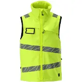 Mascot Herren Softshell Weste Hi-vis Gelb 4XL - 24065-143-17-4XL - Hi-vis Gelb