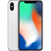 Apple iPhone X 14,7 cm (5,8 Zoll), (12MP Kamera, Auflösung 2436 x 1125 Pixel), Farbe:Silber, Größe:256 GB