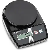 Kern EMB 500-1BE Brevvægt Vejeområde: 0.5 kg Aflæsningsnøjagtighed: 0.1 g Batteridrevet, strømdrevet (valgfrit) Sort