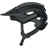 ABUS MTB-Helm Cliffhanger - Fahrradhelm für anspruchsvolle Trails - mit großen Lüftungsöffnungen & TriVider Riemensystem - für Damen und Herren - Schwarz Matt, Größe S (51-55 cm)