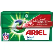 Ariel Waschmittelkapseln + Extra Starker Fleckenentferner 30 Einheiten