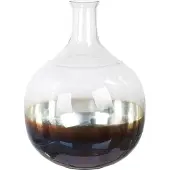 Beliani Dekovase Glas schillernd mehrfarbig 40 cm RAZALA