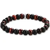 Thomas Sabo Armband Obsidian und rotes Tigerauge