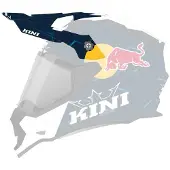 Kini Red Bull ADV 1.0 Helmschirm Blau Weiß unisex blau