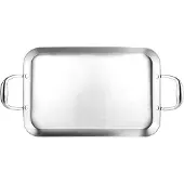 Ibili Triply Natural Tablett 38x25 Cm Silber Silber One Size