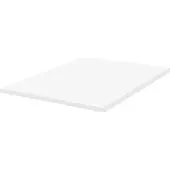 Beliani Matratzentopper Weiß PolyurethanSchaum 180 x 200 cm Polyester Bezug Komfort Schaumtopper
