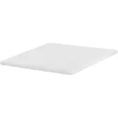 Beliani Matratzentopper Weiß Latex PolyurethanSchaum 160 x 200 cm Polyester Bezug Komfort Schaumtopper
