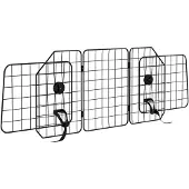 PawHut Hundeschutzgitter Hundegitter Verstellbar Stahl