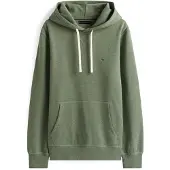 Tommy Hilfiger Kapuzenpullover Essential Seasonal Fleece-Hoodie (Baumwollmix) grün Herren