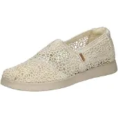 Toms Textil Slipper mit praktischem Wechselfußbett, atmungsaktiv und flexibler Laufsohle