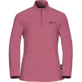 Jack Wolfskin Pullover Taunus Half Zip Damen Raspberry-XXL