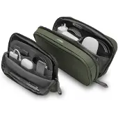 OrbitKey - 2-in-1 Tech Accessory Pouch - Elektronik Organizer Tasche Olive