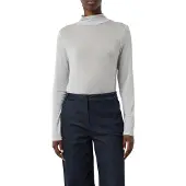 Comma Langarmshirt mit Wollanteil