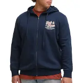 Jack & jones Kapuzensweatshirt "JJELOGO SWEAT ZIP HOOD 2 COL AW25 PLS"