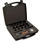Bahco Wechselbarer Lochstanzen-Satz 2-50 mm - 32-tlg. im Kunststoffkoffer