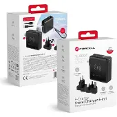 Forcell F-ENERGY multifunctional charger 45W 6in1 with USB A and USB C sockets, power bank 15000mAh and wireless charging 15W