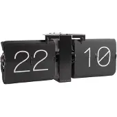 Karlsson - Flip Clock No Case - Schwarz - 36x8,5x14cm