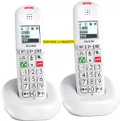 Alcatel Schnurloses telefon duo dect weiß XL685DUOBLANC