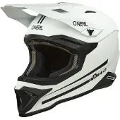 O'Neal 1SRS Solid Matt Weiß Motocross Helm Größe L