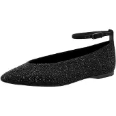 Tamaris Damen Ballerinas Schwarz Textil Größe: 37
