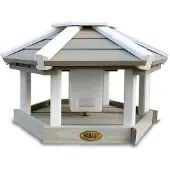 Habau Vogelhaus »Oslo«, BxHxT: 38 x 23 x 38 cm, Holz - grau