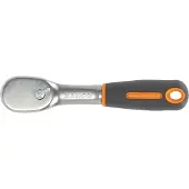 Bahco 6950, Ratschenschlüssel, 1 Stück(e), Edelstahl, Orange, Schwarz, 115 g, 1/4"