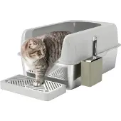 PawHut Katzentoilette 60,2L x 40,6B x 29H cm | Gr.: onesize
