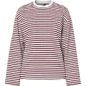 Pieces Langarmshirt "PCSADIE LS TOP JRS NOOS" Baumwollmischung, oversize