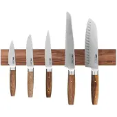 GEFU ENNO, Magnetstreifen-Messerblock, Walnussholz, Holz, 1 Stück(e), 22 mm, 420 mm