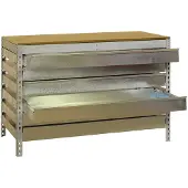 Simonwork (bancos De Trabajo) Bt5 6box Metallregal 842x1510x760 Mm